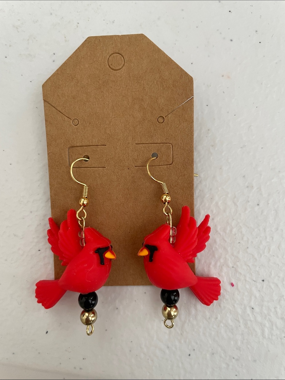 Cardinal Dangle Earrings
